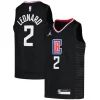 Cool Kawhi Leonard LA Clippers Jordan Brand Youth 2020/21 Swingman Player Jersey Black Statement Edition per i devoti sostenitori