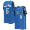 Accattivante Delizioso Kristaps Porzingis Dallas Mavericks Nike Youth 2021/22 Diamond Swingman Jersey Icon Edition Blue per i devoti sostenitori