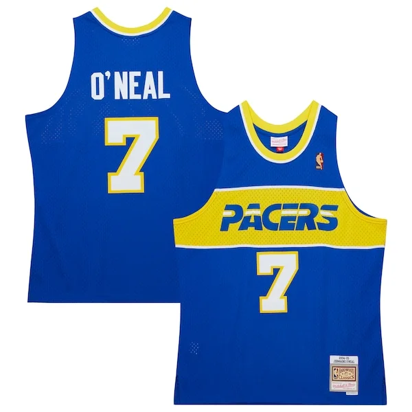 Carino Attraente Ottimo Jermaine O'Neal Indiana Pacers 2004/05 Hardwood Classics Swingman Jersey Royal per i devoti sostenitori