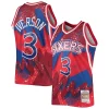 Raffinato Allen Iverson Philadelphia 76ers Hardwood Classics 1996/97 Hyper Hoops Swingman Jersey Red per i devoti sostenitori
