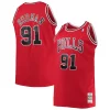 Cool Fantastico Robusto Dennis Rodman Chicago Bulls 1997/98 Big & Tall Hardwood Classics Swingman Jersey Red per i devoti sostenitori