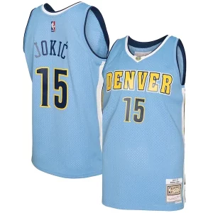 Meraviglioso Nikola Jokic Denver Nuggets 2016/17 Swingman Jersey Light Blue per i devoti sostenitori