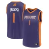 Bellissimo Ottimo Raffinato Men's Devin Booker Purple Phoenix Suns Player Jersey per i devoti sostenitori