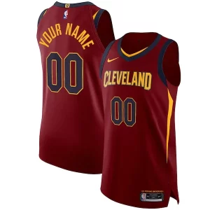 Bellissimo Incantevole Ottimo Cleveland Cavaliers Nike Authentic Custom Jersey Wine Icon Edition per i devoti sostenitori