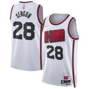 Gorgeous Ottimo Prestigioso Alperen Sengun Houston Rockets Nike Unisex 2024/25 Swingman Player Jersey City Edition White per i devoti sostenitori