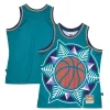 Comodo Fantastico Utah Jazz Hardwood Classics Blown Out Fashion Jersey Turquoise per i devoti sostenitori
