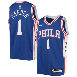 Splendido Resistente James Harden Philadelphia 76ers Nike Youth Swingman Jersey Icon Edition Royal per i devoti sostenitori