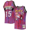 Attraente Vince Carter Toronto Raptors Hardwood Classics 1998/99 Lunar New Year Swingman Jersey Purple per i devoti sostenitori