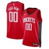 Eccezionale Lussuoso Houston Rockets Nike Unisex Swingman Custom Jersey Red Icon Edition per i devoti sostenitori