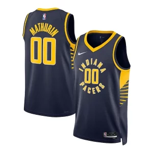 Robusto Raffinato Stupendo Bennedict Mathurin Indiana Pacers Nike Unisex Swingman Jersey Icon Edition Navy per i devoti sostenitori