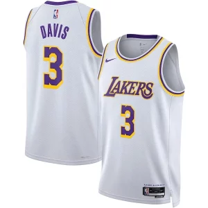 Comodo Sofisticato Anthony Davis Los Angeles Lakers Nike Unisex Swingman Jersey Association Edition White per i devoti sostenitori