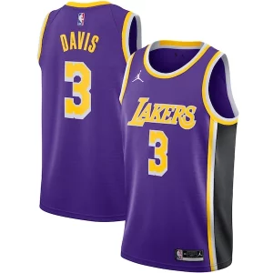 Cool Resistente Fantastico Anthony Davis Los Angeles Lakers Jordan Brand 2020/21 Swingman Jersey Statement Edition Purple per i devoti sostenitori