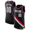 Ottimo Trendy Portland Trail Blazers Nike 2021/22 Diamond Authentic Custom Jersey Icon Edition Black per i devoti sostenitori
