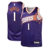 Carino Duraturo Robusto Devin Booker Phoenix Suns Nike Youth Swingman Jersey Icon Edition Purple per i devoti sostenitori