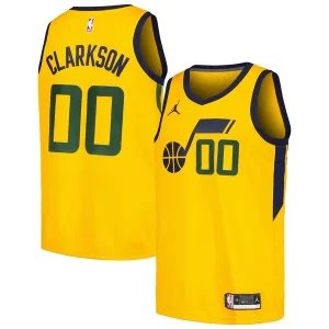 Trendy Sofisticato Duraturo Jordan Clarkson Utah Jazz Jordan Brand Swingman Player Jersey Statement Edition Yellow per i devoti sostenitori