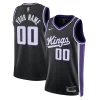 Trendy Stupendo Sacramento Kings Nike Unisex Swingman Custom Jersey Icon Edition Black per i devoti sostenitori