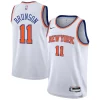 Robusto Jalen Brunson New York Knicks Nike Youth Association Swingman Jersey White per i devoti sostenitori