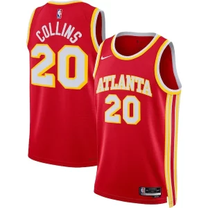 Fantastico John Collins Atlanta Hawks Nike Unisex Swingman Jersey Icon Edition Red per i devoti sostenitori