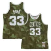 Resistente Carino Larry Bird Boston Celtics Hardwood Classics 1985/86 Ghost Green Swingman Jersey Camo per i devoti sostenitori