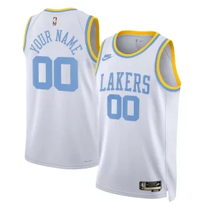 Fascinante Splendido Stupendo Los Angeles Lakers Nike Unisex 2022/23 Custom Swingman Jersey Classic Edition White per i devoti sostenitori