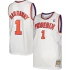 Robusto Accattivante Penny Hardaway Phoenix Suns 2001/02 Hardwood Classics Swingman Jersey White/Purple per i devoti sostenitori
