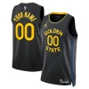 Duraturo Golden State Warriors Jordan Brand Unisex 2024/25 Custom Swingman Jersey Statement Edition Black per i devoti sostenitori