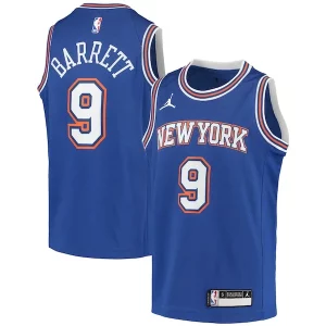 Eccezionale Delizioso RJ Barrett New York Knicks Jordan Brand Youth 2020/21 Swingman Player Jersey Statement Edition Blue per i devoti sostenitori
