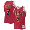 Incantevole Resistente Ottimo Toni Kukoc Chicago Bulls Hardwood Classics 1997/98 Lunar New Year Swingman Jersey Red per i devoti sostenitori