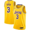Cool Anthony Davis Los Angeles Lakers Nike Swingman Jersey Gold Icon Edition per i devoti sostenitori
