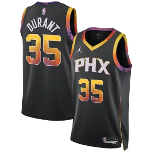 Fascinante Moderno Raffinato Kevin Durant Phoenix Suns Jordan Brand Unisex Swingman Jersey Statement Edition Black per i devoti sostenitori