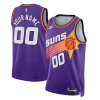 Resistente Phoenix Suns Nike Unisex 2022/23 Custom Swingman Jersey Classic Edition Purple per i devoti sostenitori