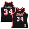 Delizioso Resistente Ray Allen Miami Heat 2013/14 Hardwood Classics Swingman Jersey Black per i devoti sostenitori
