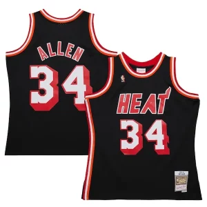 Delizioso Resistente Ray Allen Miami Heat 2013/14 Hardwood Classics Swingman Jersey Black per i devoti sostenitori