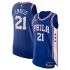 Delizioso Joel Embiid Philadelphia 76ers Nike Authentic Jersey Association Edition Royal per i devoti sostenitori