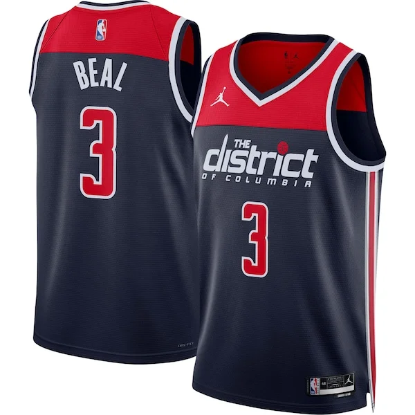 Bellissimo Resistente Bradley Beal Washington Wizards Jordan Brand Unisex Swingman Jersey Statement Edition Navy per i devoti sostenitori