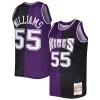 Carino Resistente Jason Williams Sacramento Kings Hardwood Classics 2000/01 Split Swingman Jersey Purple/Black per i devoti sostenitori