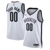 Gorgeous Fascinante Carino Brooklyn Nets Nike Unisex Swingman Custom Jersey White Association Edition per i devoti sostenitori