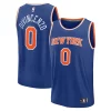Eccezionale Attraente Comodo Donte DiVincenzo New York Knicks Fast Break Replica Player Jersey Icon Edition Royal per i devoti sostenitori
