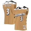 Comodo Attraente Caron Butler Washington Wizards 2001/02 Hardwood Classics Swingman Jersey Gold per i devoti sostenitori