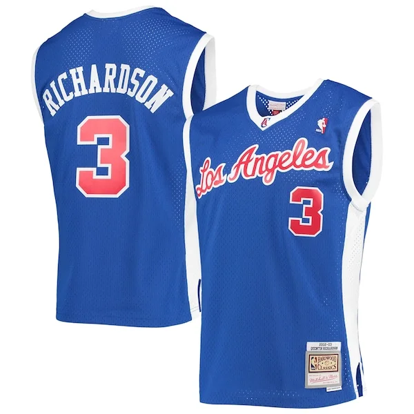 Trendy Carino Moderno Quentin Richardson LA Clippers 2001/02 Hardwood Classics Swingman Jersey Royal per i devoti sostenitori