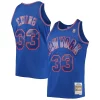 Lussuoso Patrick Ewing New York Knicks 1996/97 Hardwood Classics Swingman Jersey Blue per i devoti sostenitori