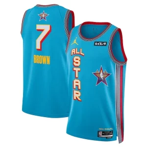 Bellissimo Comodo Jaylen Brown Nike Unisex 2025 NBA All Star Game Swingman Player Jersey Light Blue per i devoti sostenitori