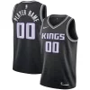 Eccezionale Incantevole Sacramento Kings Nike Swingman Custom Jersey Black Statement Edition per i devoti sostenitori