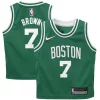 Carino Jaylen Brown Boston Celtics Nike Preschool Swingman Player Jersey Icon Edition Kelly Green per i devoti sostenitori