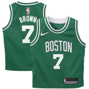 Carino Jaylen Brown Boston Celtics Nike Preschool Swingman Player Jersey Icon Edition Kelly Green per i devoti sostenitori