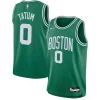Elegante Jayson Tatum Boston Celtics Nike Youth Swingman Jersey Icon Edition Kelly Green per i devoti sostenitori