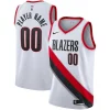 Fantastico Prestigioso Robusto Portland Trail Blazers Nike 2020/21 Swingman Custom Jersey Association Edition White per i devoti sostenitori