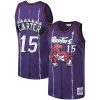 Resistente Elegante Vince Carter Toronto Raptors 1998/99 Big & Tall Hardwood Classics Swingman Jersey Purple/White per i devoti sostenitori
