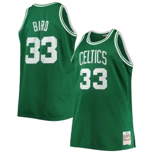 Prestigioso Ottimo Attraente Larry Bird Boston Celtics Big & Tall 1985/86 NBA 75th Anniversary Diamond Swingman Jersey Kelly Green per i devoti sostenitori