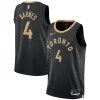 Trendy Scottie Barnes Toronto Raptors Nike Unisex 2022/23 Swingman Jersey City Edition Black per i devoti sostenitori